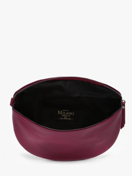 Sac Banane Caviar Cuir Milano Rouge caviar CA21123 vue secondaire 2