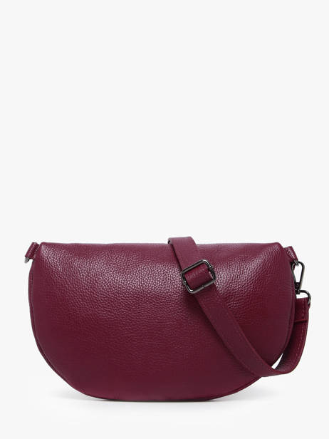 Sac Banane Caviar Cuir Milano Rouge caviar CA21123 vue secondaire 3