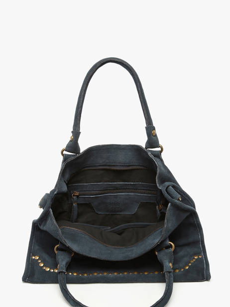 Sac à Main Houston Cuir Basilic pepper Bleu houston BHOU22 vue secondaire 2