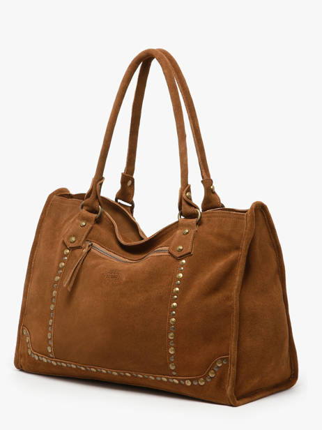 Leather Houston A4 Shoulder Bag Basilic pepper Brown houston BHOU31 other view 2