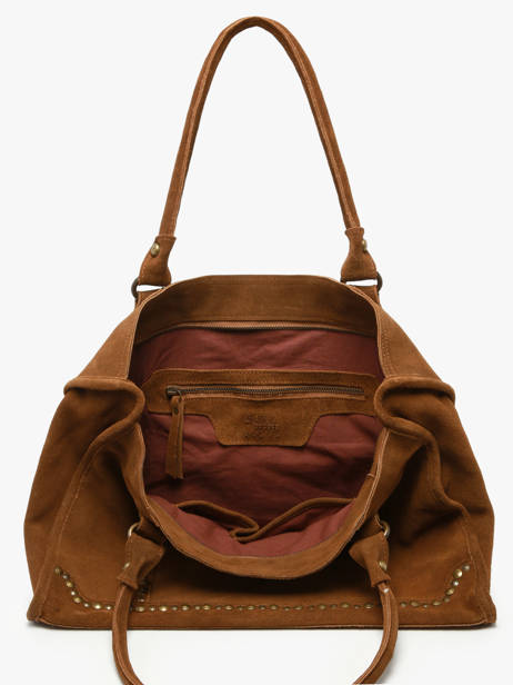 Leather Houston A4 Shoulder Bag Basilic pepper Brown houston BHOU31 other view 3