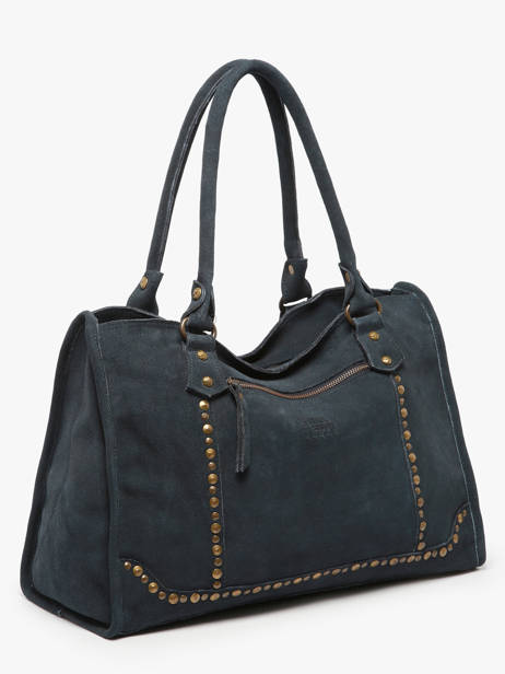 Sac à Main Houston Cuir Basilic pepper Bleu houston BHOU31 vue secondaire 1