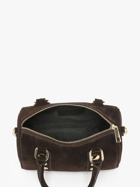 Sac à Main Velvet Cuir Milano Marron velvet VE25066 vue secondaire 3