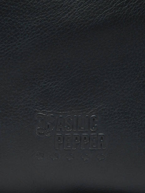 Sac Bandoulière Cow Cuir Basilic pepper Noir cow BCOW82 vue secondaire 4