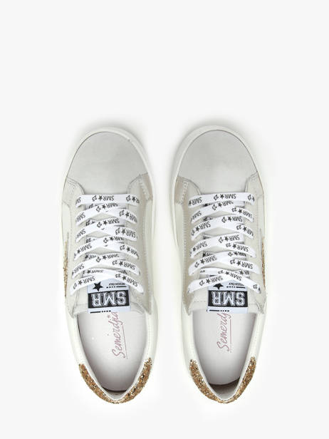 Sneakers Maya En Cuir Semerdjian Blanc women MAYA vue secondaire 3