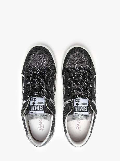 Sneakers Vana En Cuir Semerdjian Noir women VANA vue secondaire 3