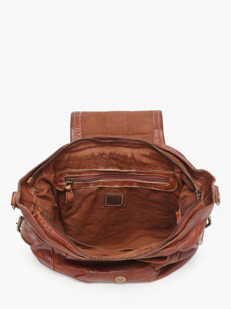 Sac Porté épaule Heritage Cuir Biba Marron heritage CLT1L vue secondaire 2