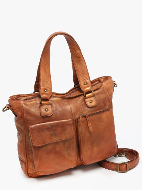 Sac Porté épaule Heritage Cuir Biba Marron heritage KEO2L vue secondaire 1