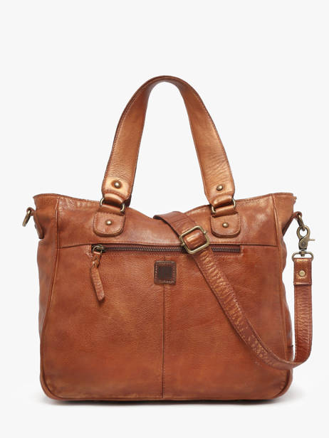 Sac Porté épaule Heritage Cuir Biba Marron heritage KEO2L vue secondaire 3