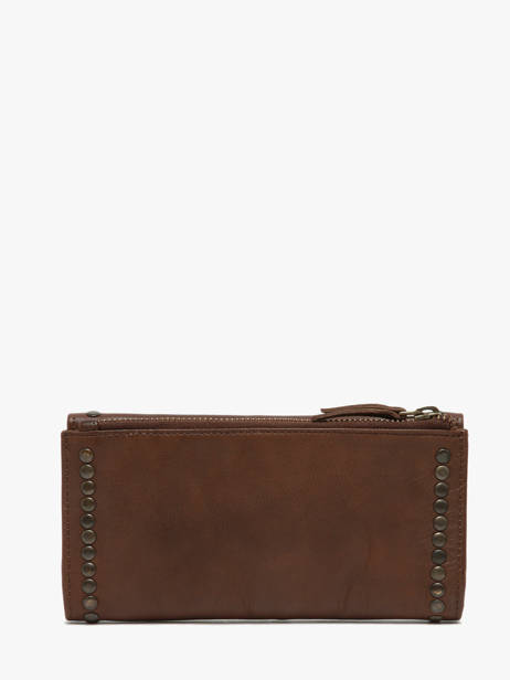 Portefeuille Heritage Cuir Biba Marron heritage POR4L vue secondaire 2