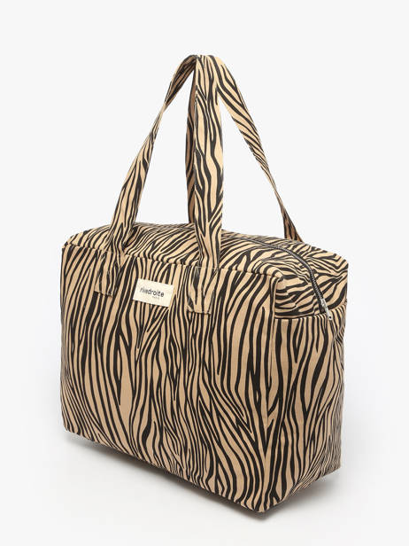 Shoulder Bag Célestins Recycled Coton Rivedroite Blue wild tribe CELESWIL other view 2