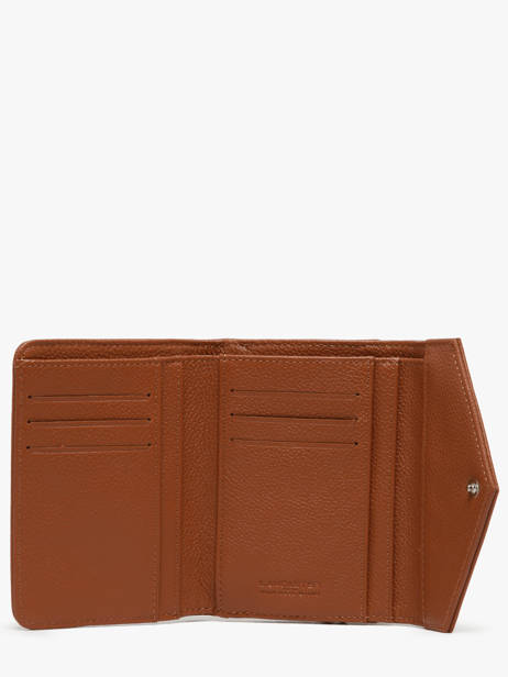 Porte-monnaie Foulonne Cuir Lancaster Marron foulonne pm 29 vue secondaire 1