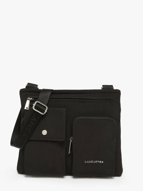 Sac Bandoulière Lancaster Noir basic pocket 90