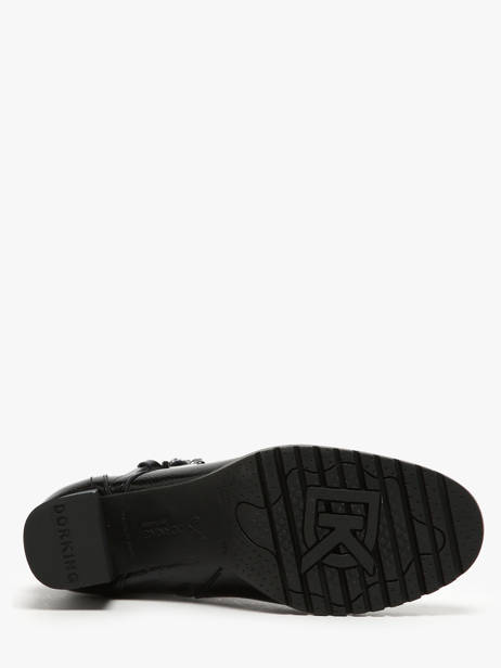 Bottines à Talon Evie En Cuir Dorking Noir women D9163 vue secondaire 5