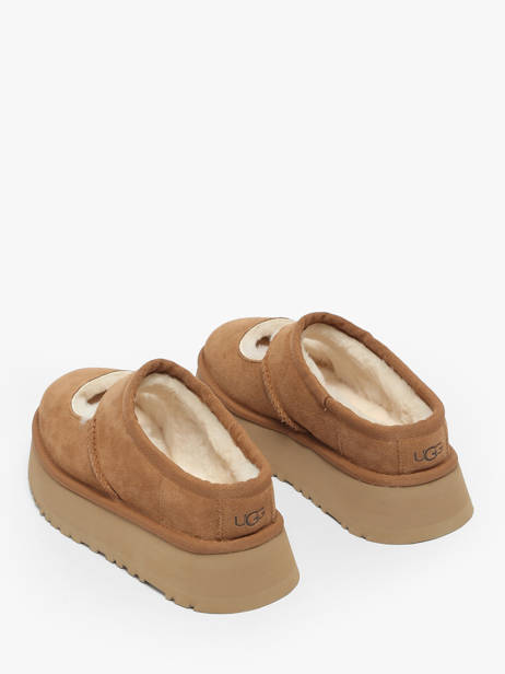 Derby Shoes In Leather Ugg Beige women 1167612 other view 3