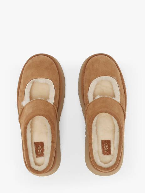 Derby Shoes In Leather Ugg Beige women 1167612 other view 4