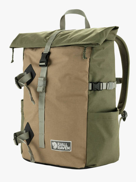 1 Compartment Backpack Fjallraven Green vardag 23200332 other view 2