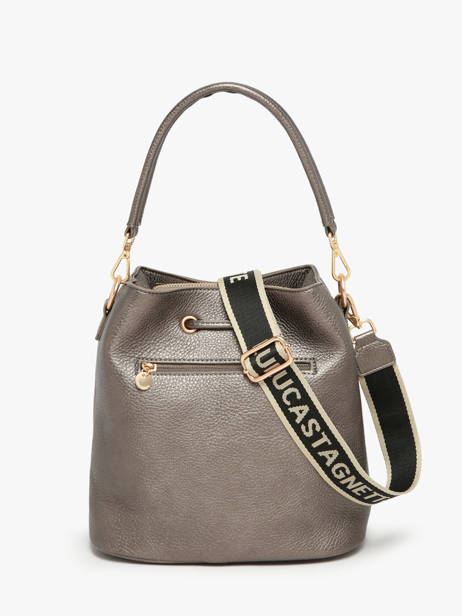 Shoulder Bag Pocket Lulu castagnette Silver pocket ZAID other view 4