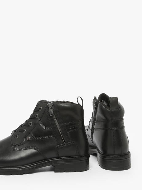 Boots En Cuir Redskins Noir men LAFARE vue secondaire 2