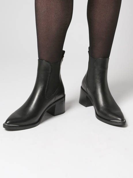 Bottines à Talon En Cuir Tamaris Noir women 45 vue secondaire 1