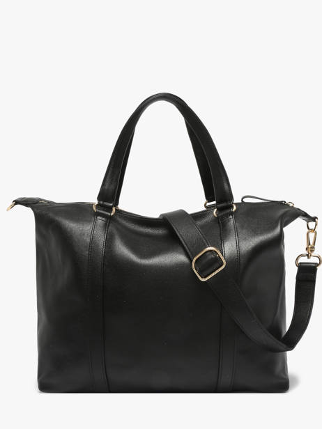 Sac Porté épaule Vintage Cuir Nat et nin Noir vintage THYLANE vue secondaire 4