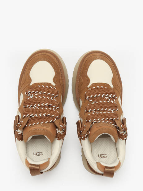 Platform Sneakers In Leather Ugg Beige women 1171541 other view 3