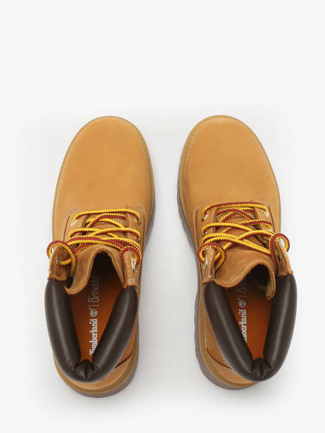 Platform Boots In Leather Timberland Brown women 5RJD2311 other view 3