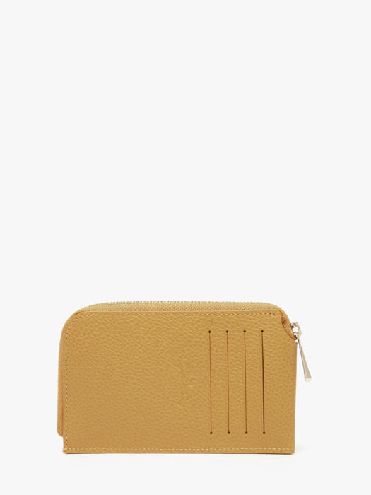 Longchamp Le foulonné Bill case / card case Yellow