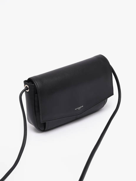 Sac Bandoulière Charlotte Cuir Le tanneur Noir charlotte TOTT3C01 vue secondaire 2