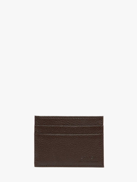 Card Holder Leather Madras Etrier Brown madras EMAD011 other view 2