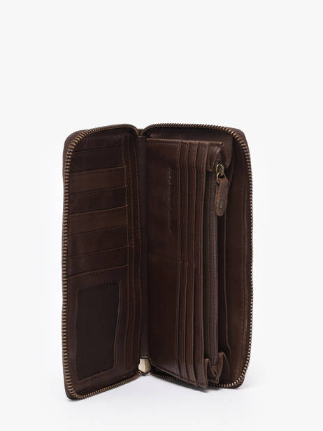 Portefeuille Heritage Cuir Biba Marron heritage BT10 vue secondaire 1
