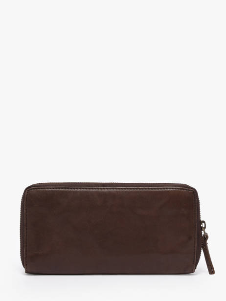 Portefeuille Heritage Cuir Biba Marron heritage BT10 vue secondaire 2