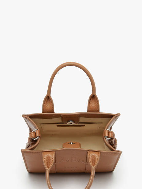 Sac Bandoulière Rsg Polyurethane Karl lagerfeld Marron rsg A4W30266 vue secondaire 3