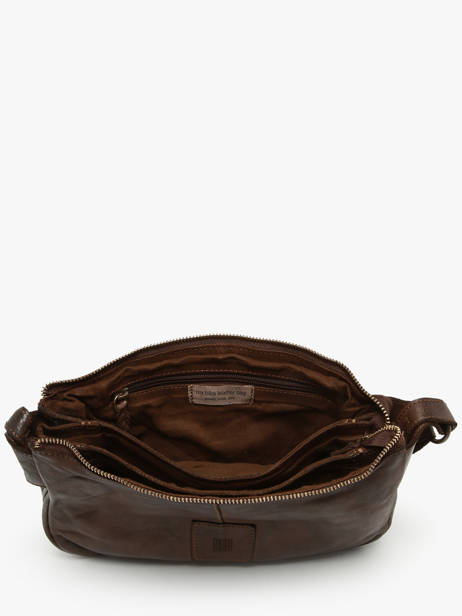 Sac Bandoulière Heritage Cuir Biba Marron heritage BT18 vue secondaire 3