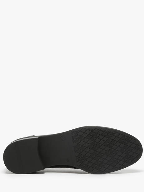 Mocassins Harvard En Cuir Dorking Noir women D8710 vue secondaire 4