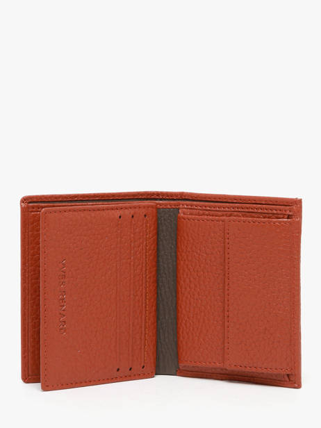 Wallet Bicolor Leather Yves renard Orange bicolor 2437 other view 2