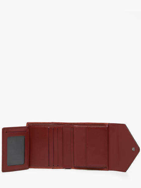 Wallet Nubuck Leather Yves renard Orange nubuck 26680 other view 2