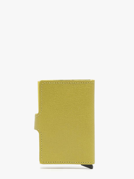 Card Holder Crisple Leather Secrid Yellow crisple MC other view 3