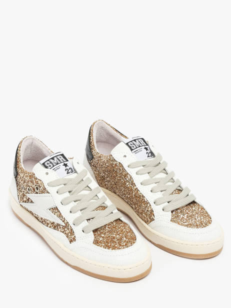Sneakers Dany En Cuir Semerdjian Or women DANY vue secondaire 1