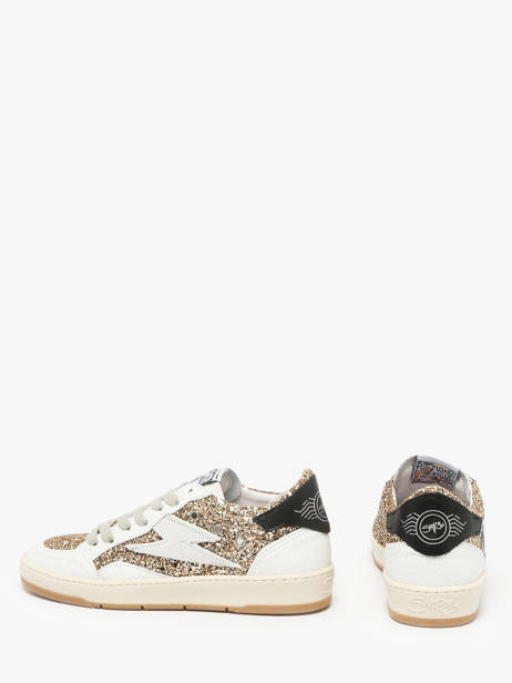Sneakers Dany En Cuir Semerdjian Or women DANY vue secondaire 2
