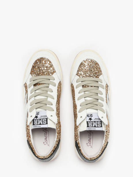 Sneakers Dany En Cuir Semerdjian Or women DANY vue secondaire 3
