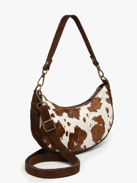 Shoulder Bag Mucca Leather Milano Brown mucca VM25064 other view 2