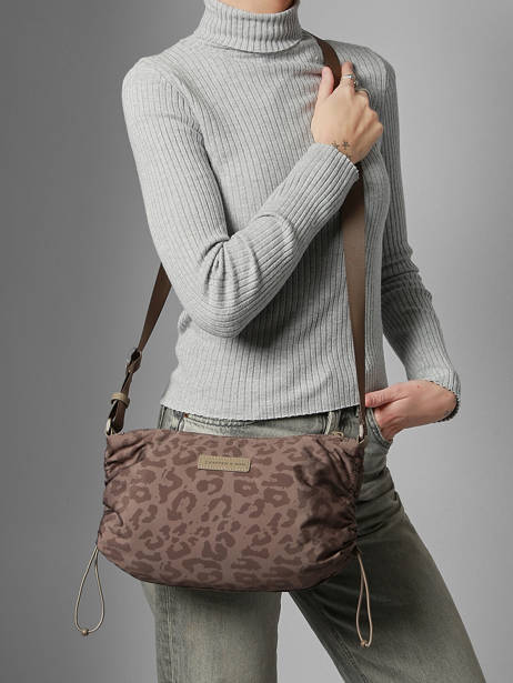 Skara Small Leo - Shoulder Bag Kapten and son Brown leo SL other view 1