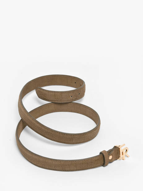 Belt Equestre Croco Etrier Brown equestre croco EECQ414C other view 3