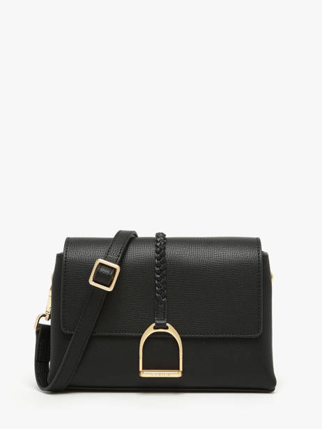 Sac Bandoulière S Torsade Cuir Etrier Noir torsade ETOS169S