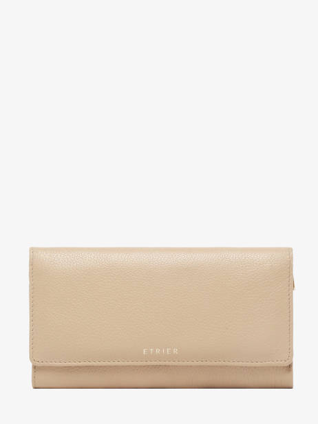 Continental L Leather Tradition Wallet Etrier Beige tradition ETRA095L
