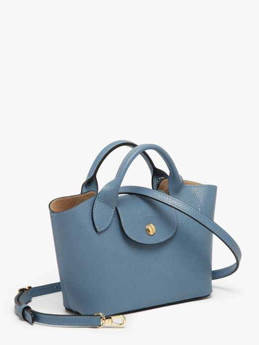 Longchamp Epure Sacs porté travers Bleu