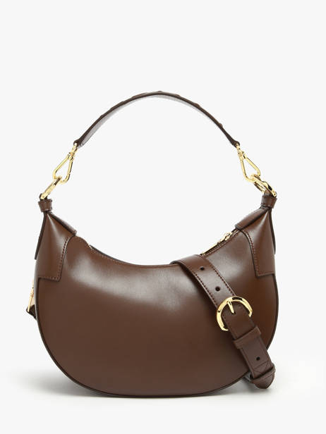 Shoulder Bag Origami Leather Lancel Brown origami A13313 other view 4