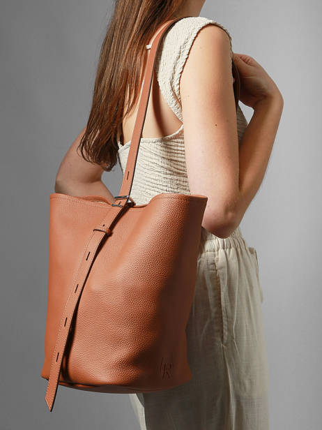 Shoulderbag Backpack M Cavalier Leather Etrier Brown cavalier ECLR126M other view 2