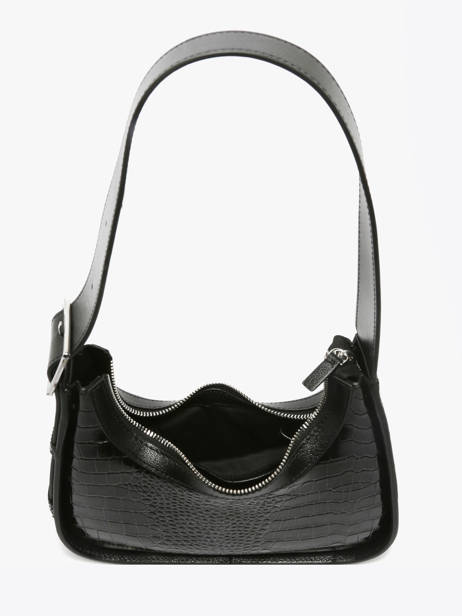 Shoulder Bag Croco Vernis Paul marius Black croco vernis VICTXCRV other view 2